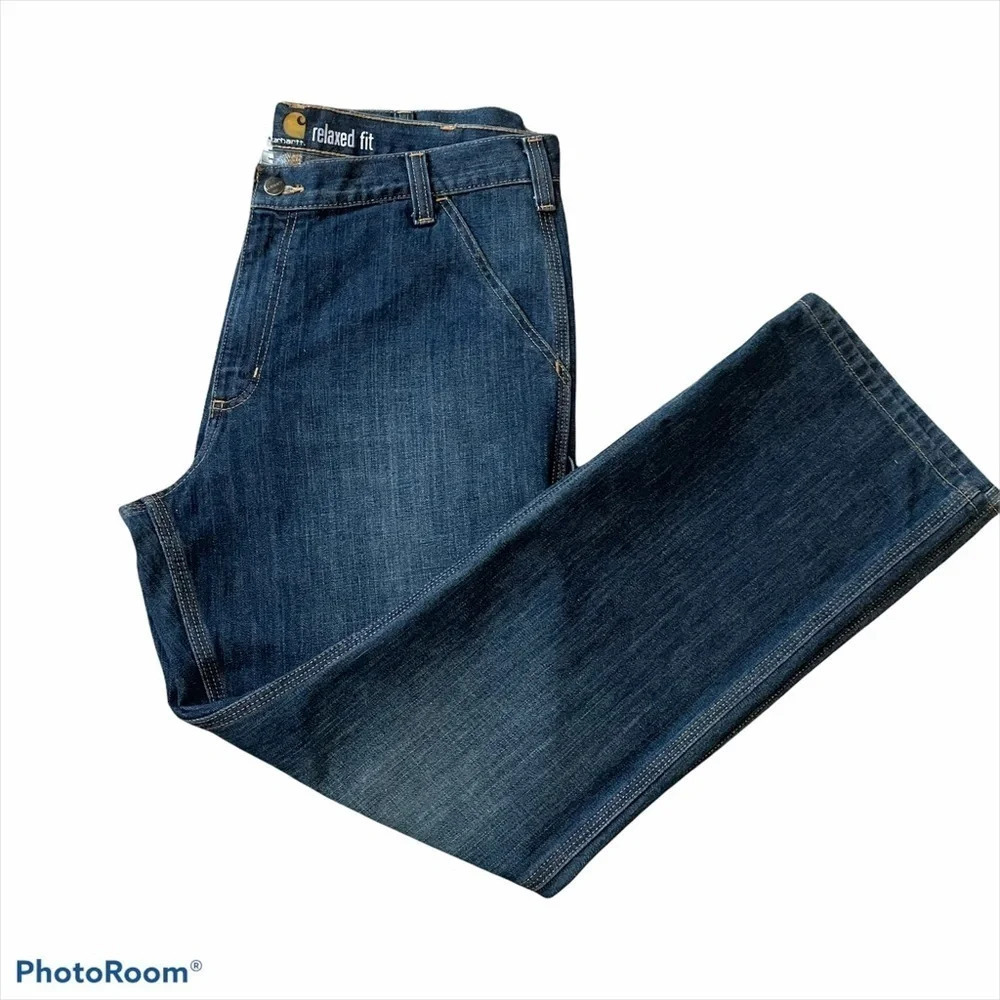 Carhartt Men’s Relaxed Fit Holter Dungaree Jeans